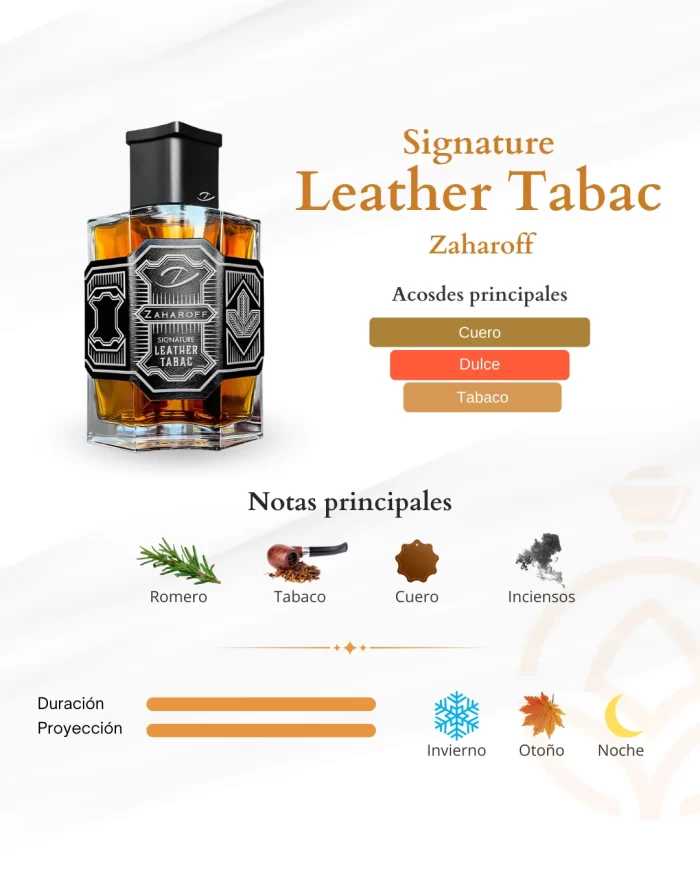 Signature Leather Tabac Zaharoff