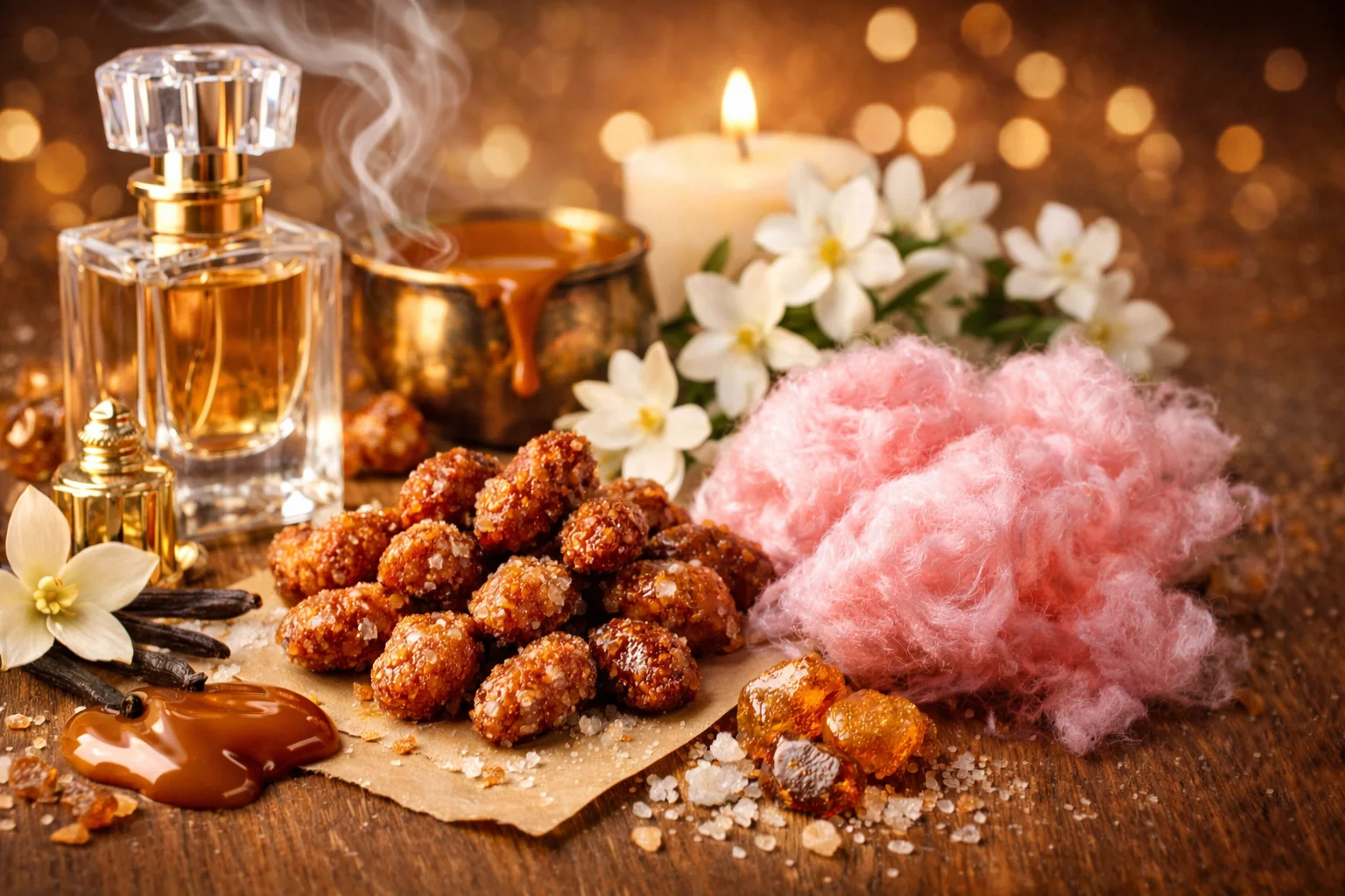 Almendra garrapiñada: la nota que huele a caramelo, vainilla y recuerdos